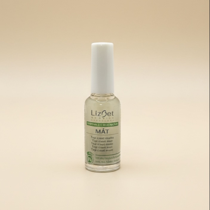 MAT - Top Coat Effet Mat Finition Vernis by Lizbet - 16 ml